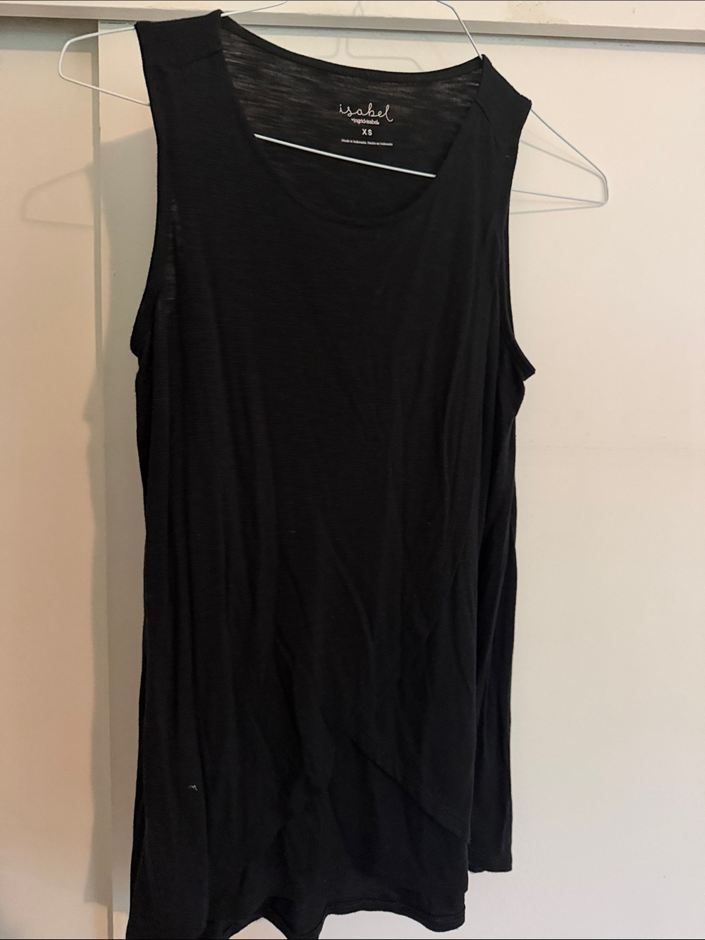 Isabel Maternity by Ingrid & Isabel Black Sleeveless Nursing Tank